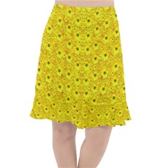 Flowers From Heaven  With A Modern Touch Fishtail Chiffon Skirt by pepitasart