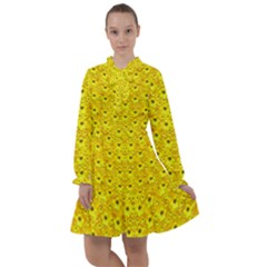 Flowers From Heaven  With A Modern Touch All Frills Chiffon Dress by pepitasart