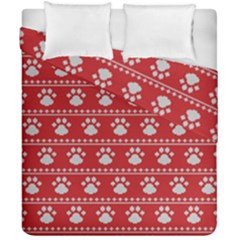 Paws Love Dogs Paws Love Dogs Duvet Cover Double Side (California King Size)