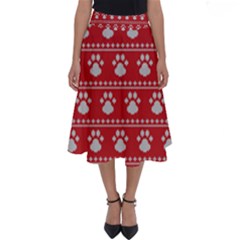 Paws Love Dogs Paws Love Dogs Perfect Length Midi Skirt by designsbymallika