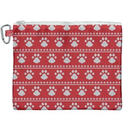 Paws Love Dogs Paws Love Dogs Canvas Cosmetic Bag (XXXL)