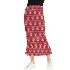 Paws Love Dogs Paws Love Dogs Maxi Fishtail Chiffon Skirt