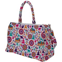 Indian Love Duffel Travel Bag by designsbymallika