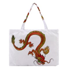 Dragon Art Glass Metalizer China Medium Tote Bag