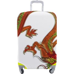 Dragon Art Glass Metalizer China Luggage Cover (Large)