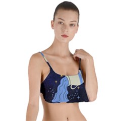 Aquarius Horoscope Astrology Zodiac Layered Top Bikini Top  by Mariart