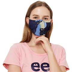 Aquarius Horoscope Astrology Zodiac Fitted Cloth Face Mask (adult) by Mariart