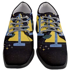 Horoscope Libra Astrology Zodiac Women Heeled Oxford Shoes