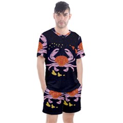 Zodiac Cancer Horoscope Astrology Symbol Men s Mesh Tee And Shorts Set