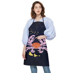 Zodiac Cancer Horoscope Astrology Symbol Pocket Apron