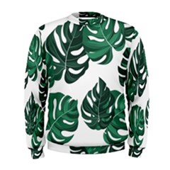 Illustrations Monstera Leafes Men s Sweatshirt