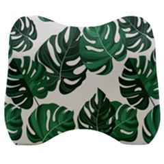 Illustrations Monstera Leafes Velour Head Support Cushion by Alisyart