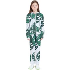 Illustrations Monstera Leafes Kids  Tracksuit