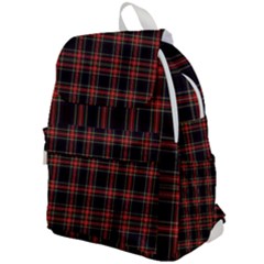 Stewart Black Tartan Top Flap Backpack by impacteesstreetwearfour