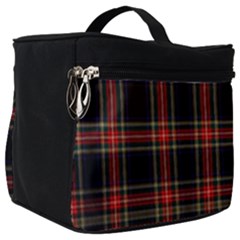 Stewart Black Tartan Make Up Travel Bag (big) by impacteesstreetwearfour