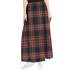 Stewart Black Tartan Maxi Chiffon Skirt by impacteesstreetwearfour