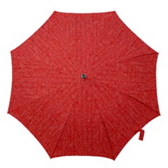 Red Denim Design  Hook Handle Umbrellas (large) by ArtsyWishy