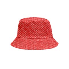 Red Denim Design  Bucket Hat (kids) by ArtsyWishy