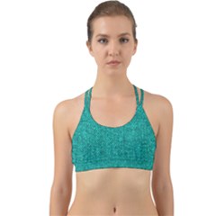 Green Denim Back Web Sports Bra by ArtsyWishy