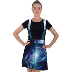 The Galaxy Velvet Suspender Skater Skirt by ArtsyWishy