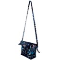 Beautiful Blue Butterflies  Folding Shoulder Bag View2