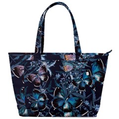 Beautiful Blue Butterflies  Back Pocket Shoulder Bag  by ArtsyWishy