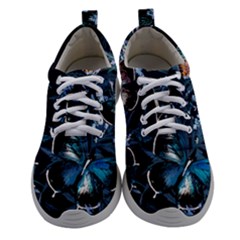 Beautiful Blue Butterflies  Athletic Shoes by ArtsyWishy