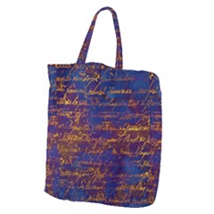 Majestic Purple And Gold Design Giant Grocery Tote by ArtsyWishy