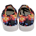 Orange and Blue Chamomiles Design Women s Classic Low Top Sneakers View4