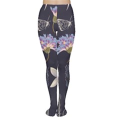 Butterflies and Flowers Painting Tights