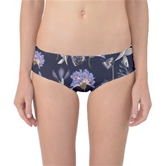 Butterflies And Flowers Painting Classic Bikini Bottoms by ArtsyWishy