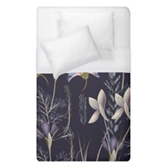 Butterflies and Flowers Painting Duvet Cover (Single Size)