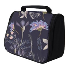 Butterflies and Flowers Painting Full Print Travel Pouch (Small)