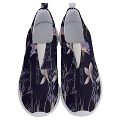 Butterflies and Flowers Painting No Lace Lightweight Shoes