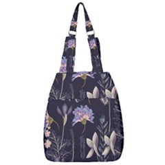 Butterflies And Flowers Painting Center Zip Backpack by ArtsyWishy