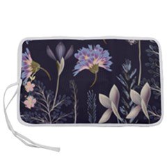 Butterflies and Flowers Painting Pen Storage Case (M)