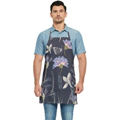 Butterflies and Flowers Painting Kitchen Apron