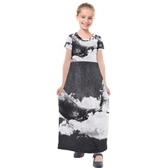 Whale Dream Kids  Short Sleeve Maxi Dress by goljakoff