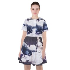 Blue Whale Dream Sailor Dress by goljakoff