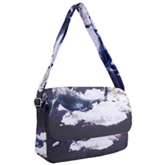 Blue Whale Dream Courier Bag by goljakoff