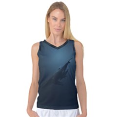 Blue Whale Family Women s Basketball Tank Top by goljakoff