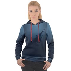 Blue Whale Family Women s Overhead Hoodie by goljakoff