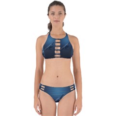 Whales Family Perfectly Cut Out Bikini Set by goljakoff