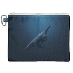 Whales Family Canvas Cosmetic Bag (xxl) by goljakoff