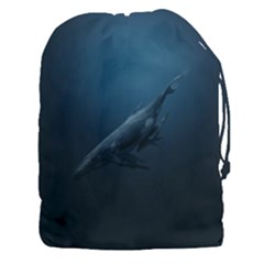 Whales Family Drawstring Pouch (3xl) by goljakoff