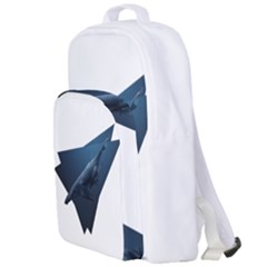 Blue Whales Double Compartment Backpack by goljakoff