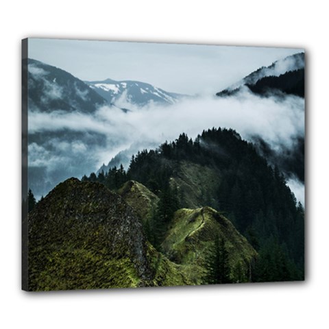 Mountain Landscape Canvas 24  X 20  (stretched) by goljakoff