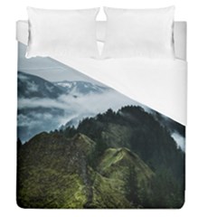 Mountain Landscape Duvet Cover (queen Size) by goljakoff