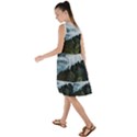 Mountain landscape Frill Swing Dress View2