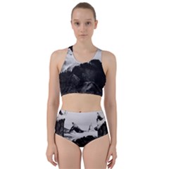 Whale In Clouds Racer Back Bikini Set by goljakoff